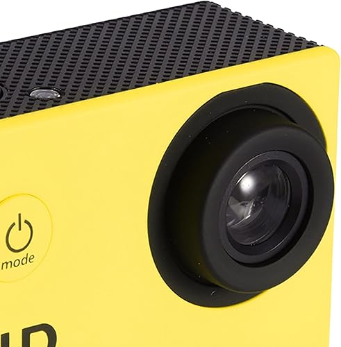 Miniatura 6 de Impermeable al aire libre Ciclismo Deportes Mini DV Acción Cámara Videocámara (amarillo)