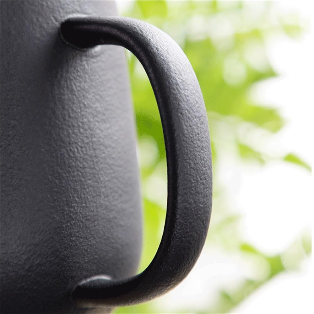 Tazas Taza con Tapa, Juego de 1 Taza café cerámica Filtro Interior, Capacidad 11.84 oz for la Oficina o for Regalar a Personas Mayores Tazas de Café(Negro)