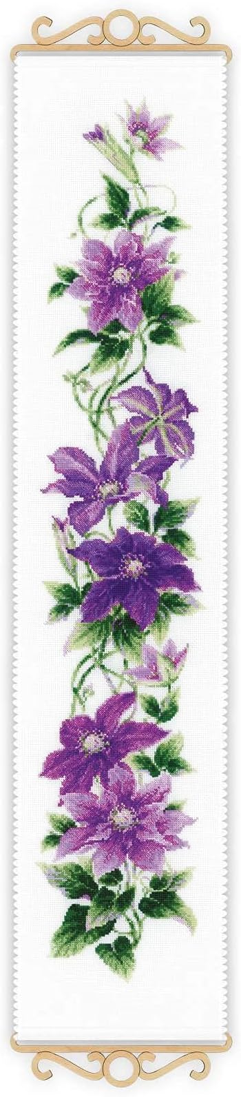 RiolisCross Stitch Kit - 1801 - Clematis