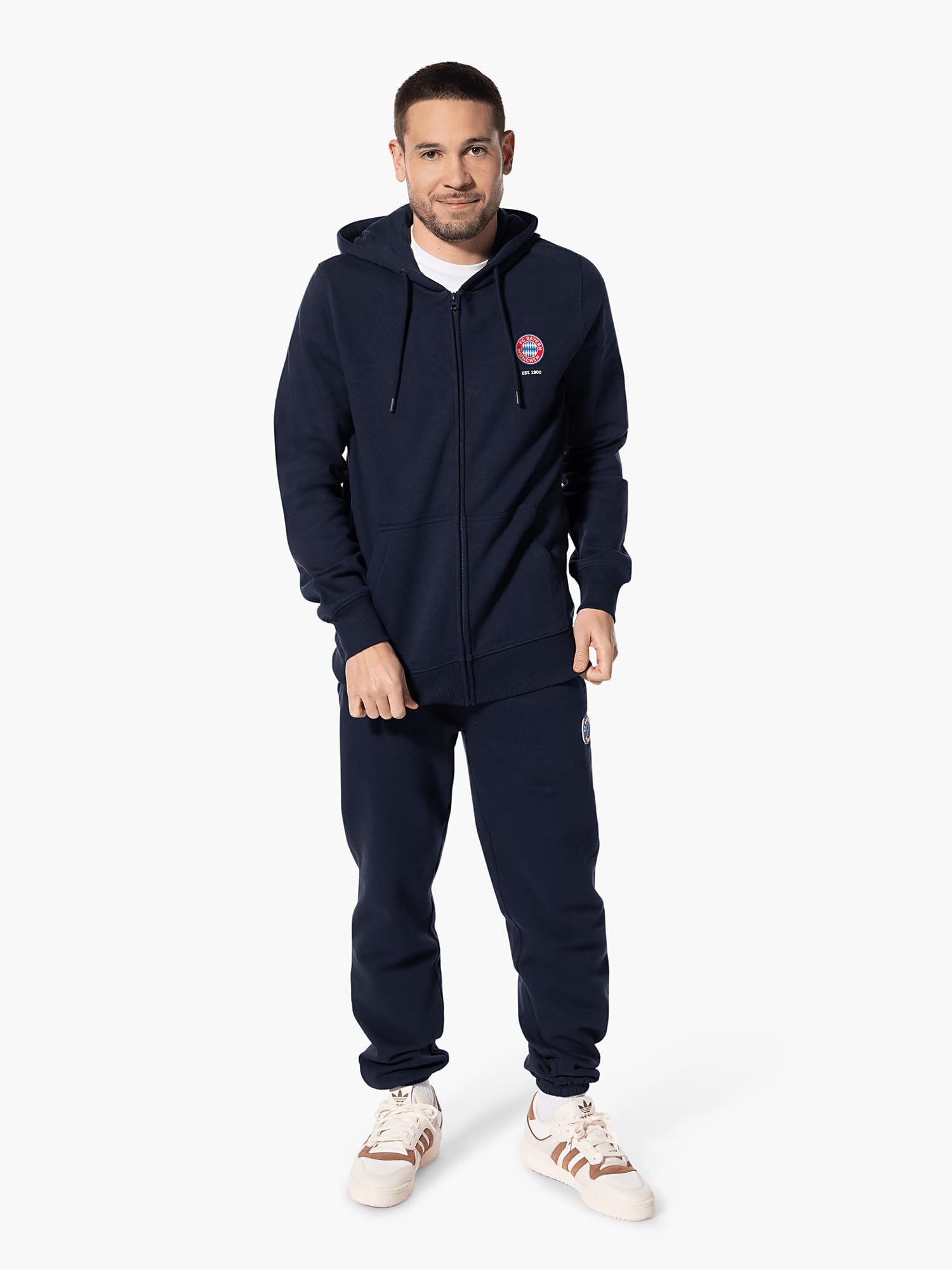 FC Bayern München I Zip-Hoodie Essential I Herren I Navy