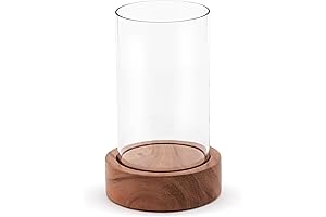 DEMDACO Market Finds Collection 8 x 5 Large Hurricane Candle Holder