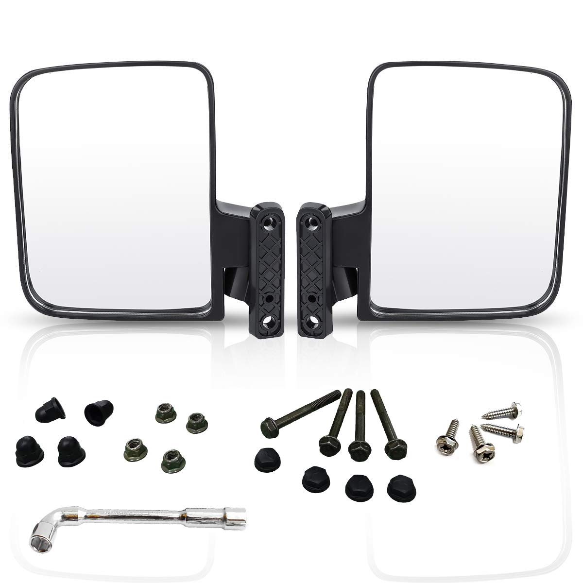 Buy Panglong Golf Cart Universal Folding Side View Mirrors for Club Car