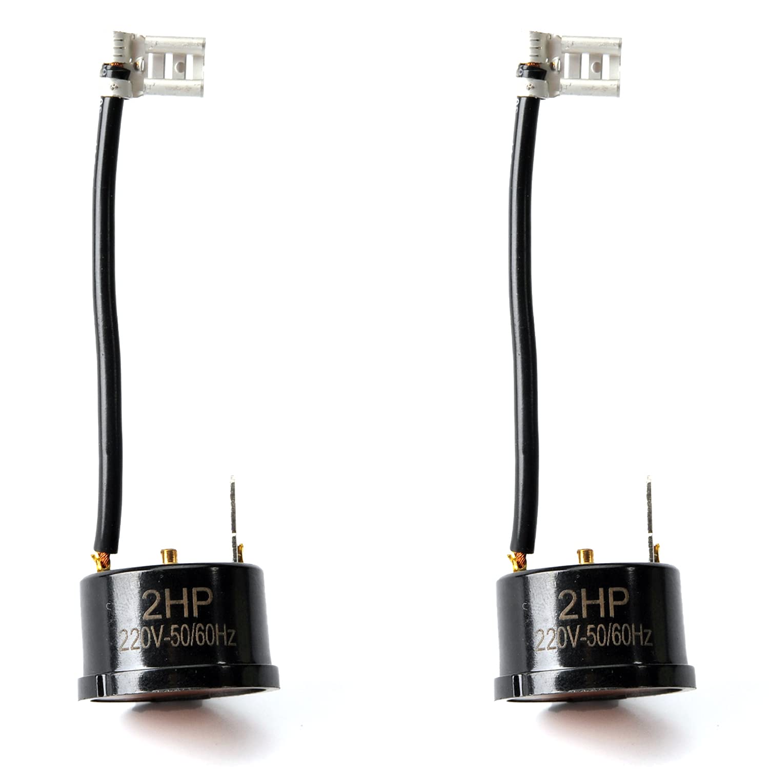 Aicosineg 11Pcs Portable Refrigerator Compressor Thermal Overload Protector 2HP 1500W Round Freezer Thermal Overload Protection Replacement Part for Mini Refrigerator Wine Center and Beverage Cooler