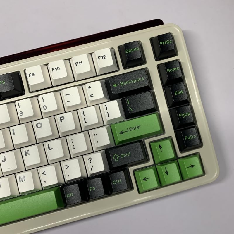 Image of Panda Style Keycaps, 172 Keys Cherry Profile, Double Shot Keycaps Set, Custom Key caps for MX Switches Mechanical Keyboard(Panda)