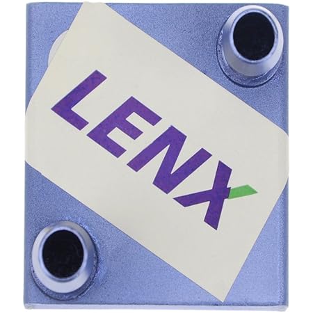 BXQINLENX Aluminum Water Cooling Block for CPU Graphics Radiator Heatsink 40x 40(2P)