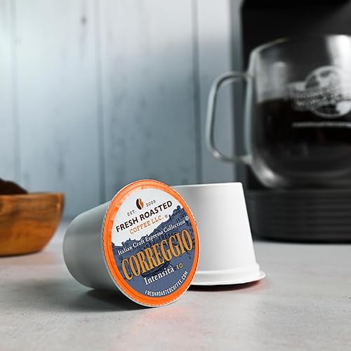 Miniatura 152 de Fresh Roasted Coffee, Peaberry de Tanzania, tostado ligero, Kosher, compatible con K-Cup, 24 cápsulas