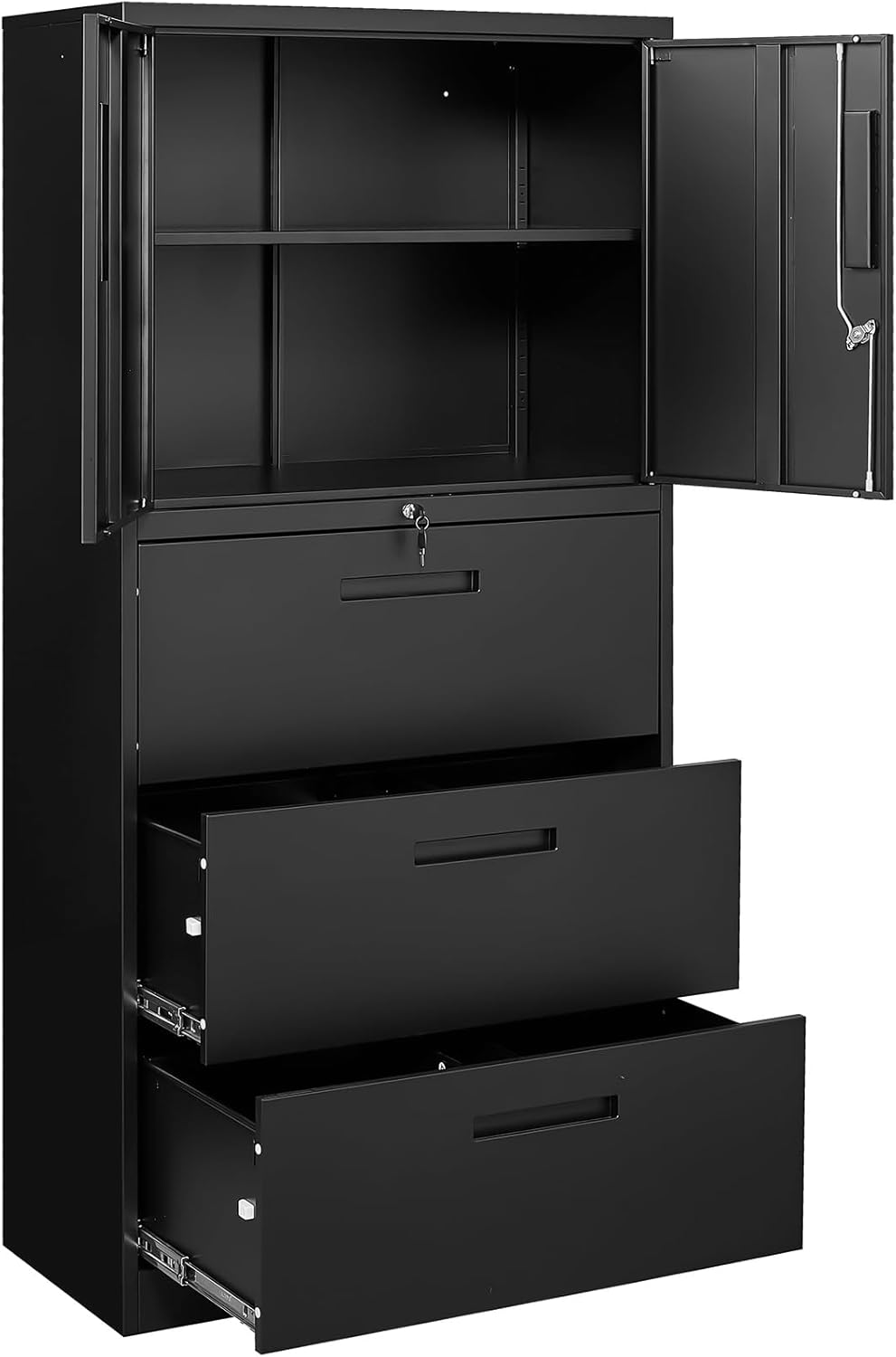 SISESOL Storage with Doors and Shelves,Display
