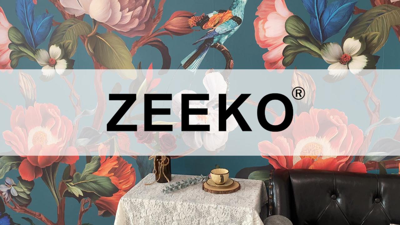 Zeeko Floral Peel and Stick Wallpaper Removable Mural Vintage