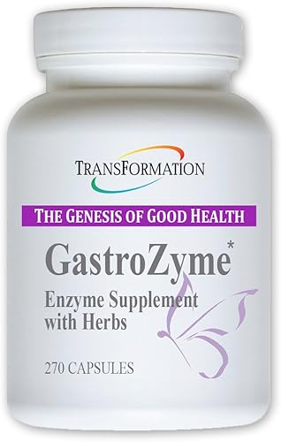 Miniatura 5 de Enzimas de transformación - GastroZyme 100 cápsulas -# 1 recomendado por el profesional - Formulado exclusivamente con enzimas y hierbas - Calma y