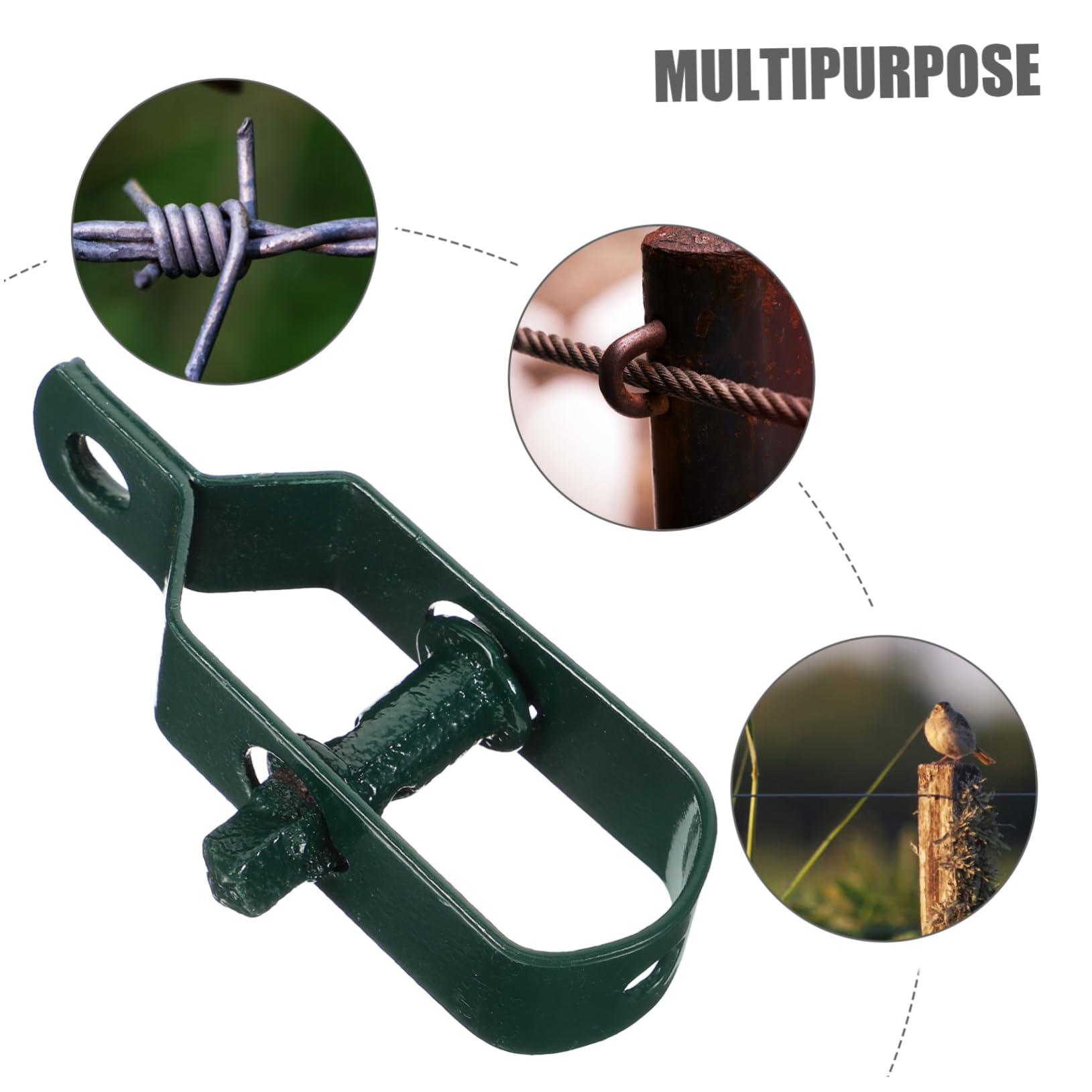 Abaodam 4 Set Tendicavo Per Funi Metalliche Tendicavo Per Recinzioni A Traliccio Tendicavo Per Recinzioni In Acciaio Per Esterni Tendicavo Per Recinzioni Tendicavo Per Aste 2 pezzi * 4