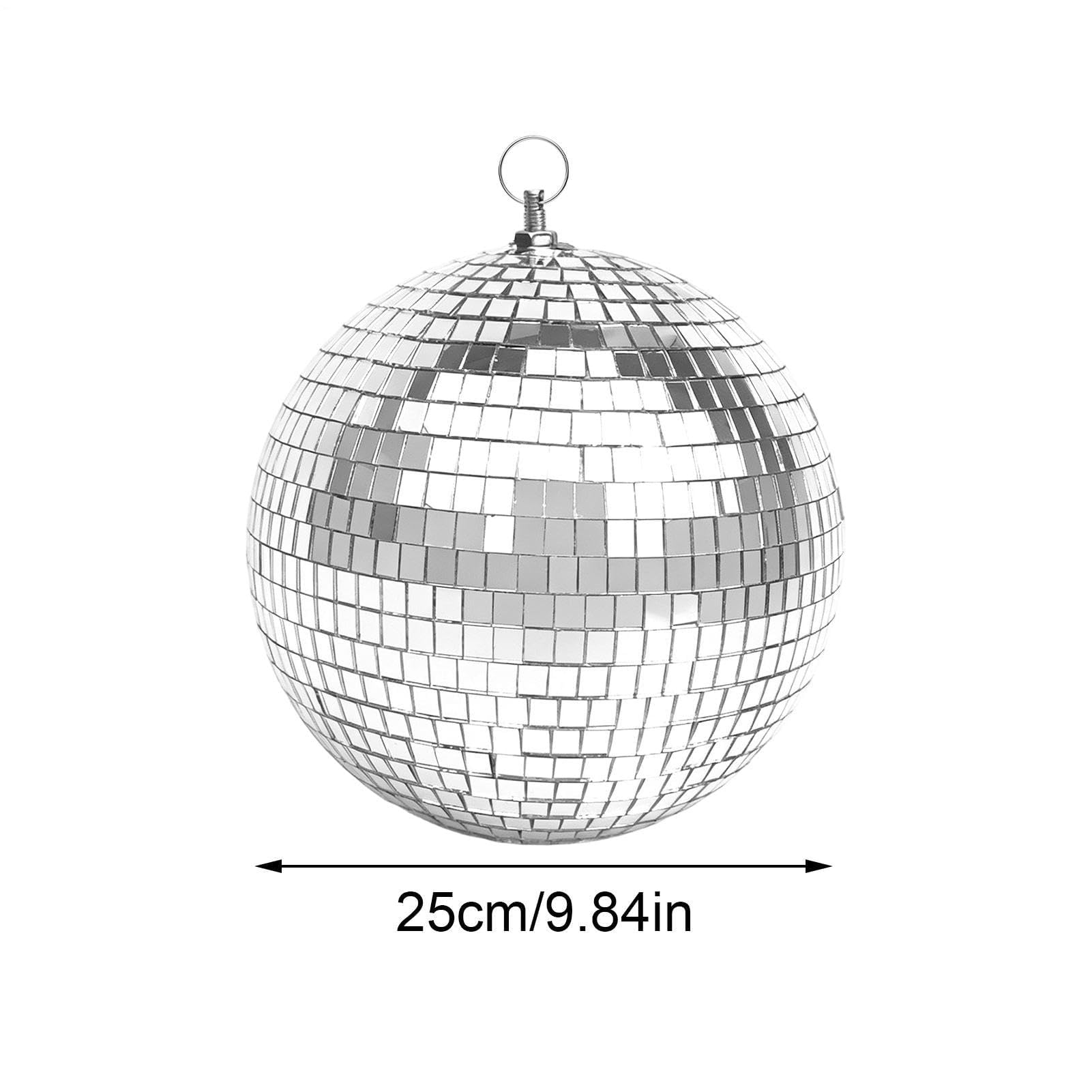 Bola De Discoteca Festiva Que Refracta Deslumbrantes Efectos De Luz