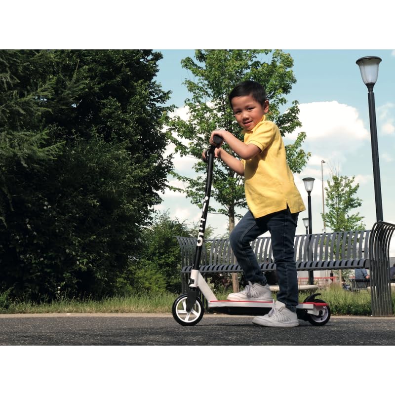 UrbanGlide Trottinette Électrique Enfant Ride 55 Flash Bleu – Moteur 30W - 10 km/h - Autonomie Jusqu'a 40 Min - 3-8 Ans