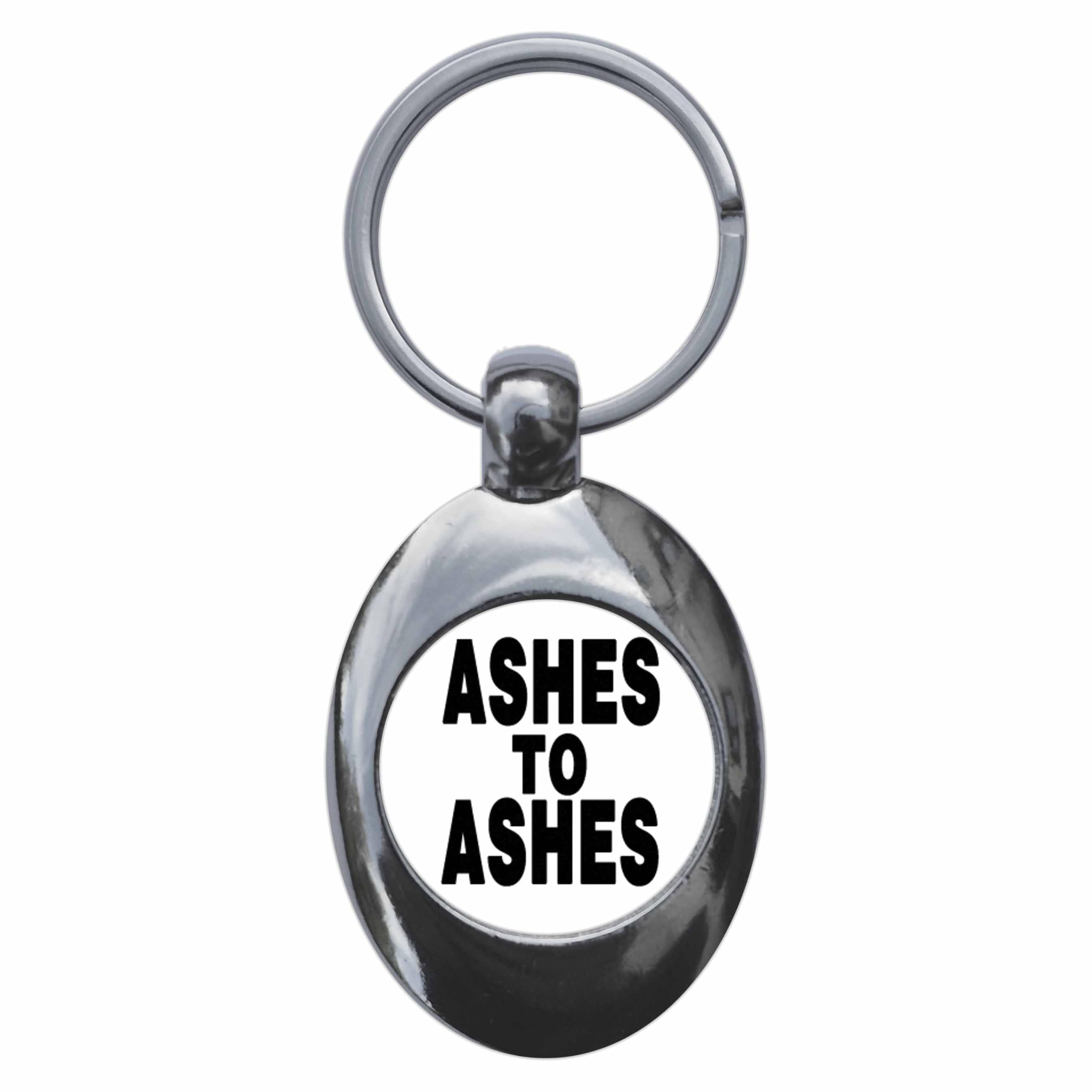 Ozorath Ashes To Ashes Keyring Keychain Key Ring Chain With Trolley Coin