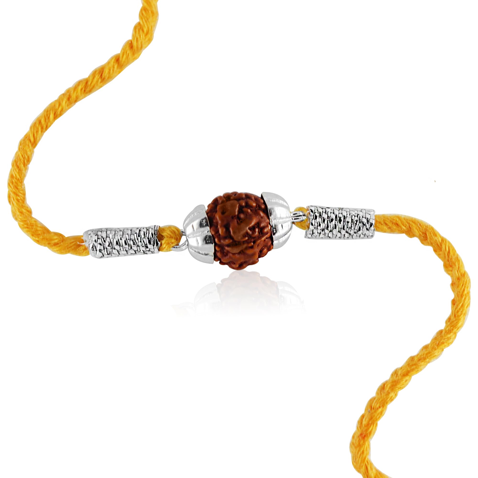 ZULRI Unisex-Adult 925 Sterling Silver Rudraksh Divine Rakhi For Brother Cotton Thread Rakshabandhan Rakhi With Greeting Card & Roli Chawal And Certificate Of Authenticity (B0CBQ25T27) Amazon Price History, Amazon Price Tracker