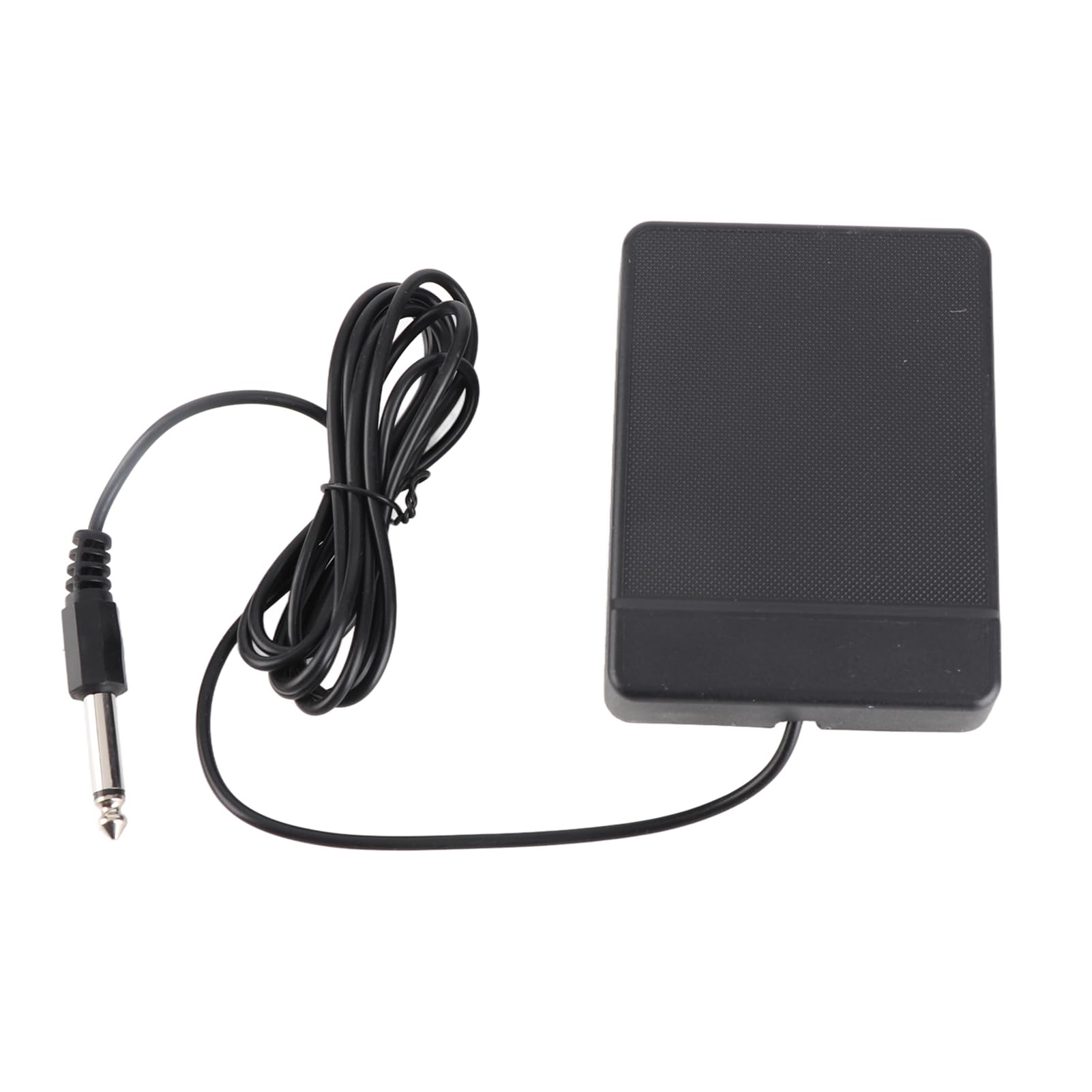 Universal Single Pedal 3.5mm Interface Compact Sustain Pedal for Musical Instruments Portable Roll Up Piano Electronic Keyboard Elctronic Roll Up Drum (6.35mm)