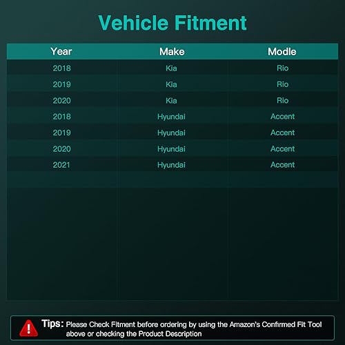 Miniatura 5 de SCITOO Condensador 30109 Condensador de aire acondicionado AC compatible para 2018-2021 para Hyundai para Accent 2018-2020 para Kia para Rio