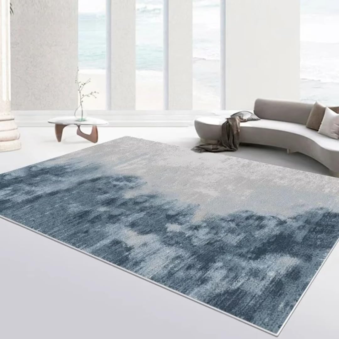 Tapis abstrait haut de gamme pour salon grand format 180 x 280 cm durable