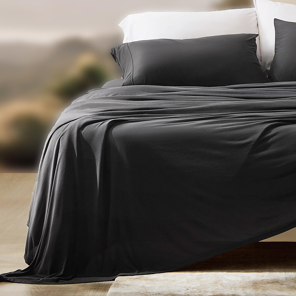 SLEEP ZONE Jersey Knit Sheet Set