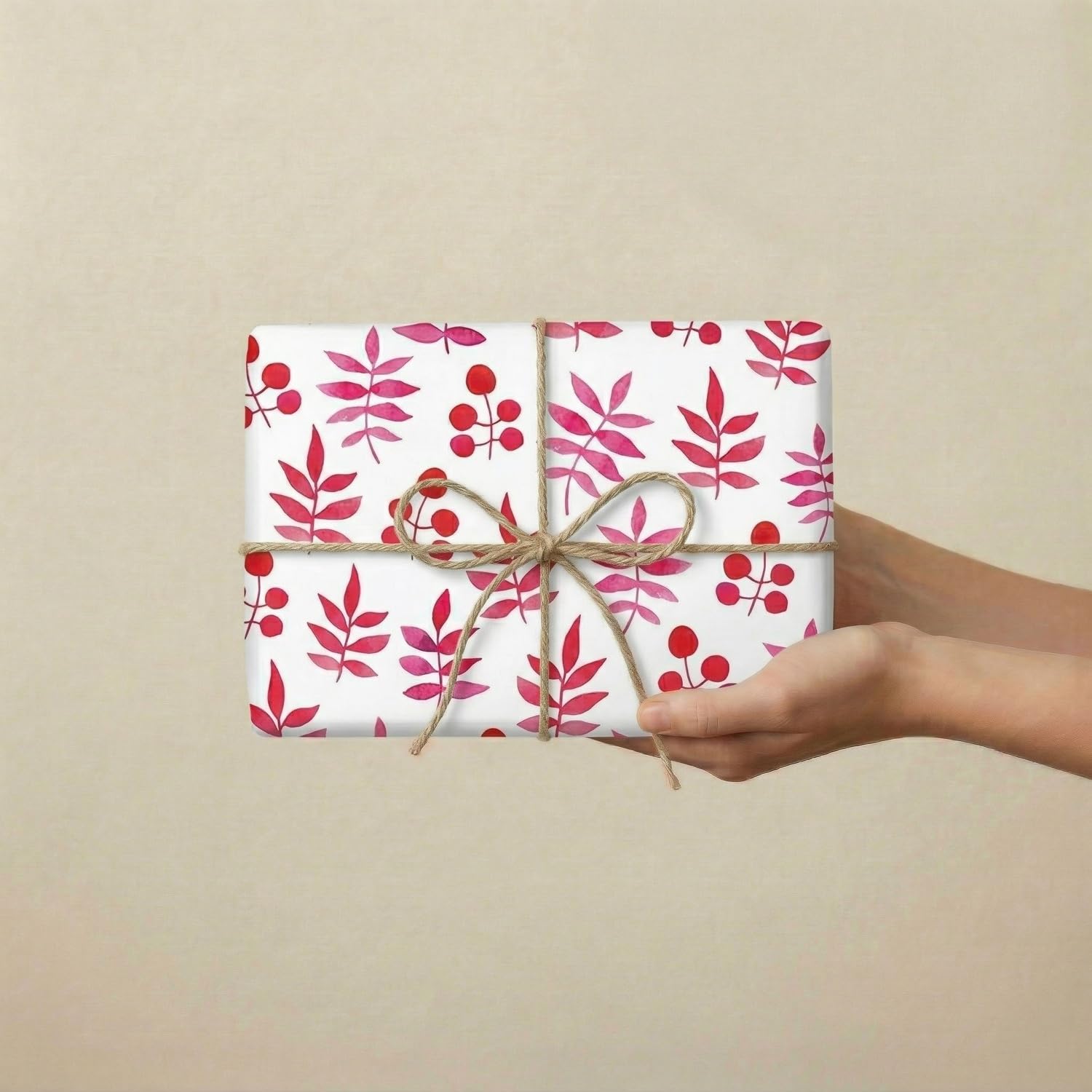 Pack 2 Rollos Papel Regalo Flores 62cm x 80m Bobina Grande FP Fiesta Paper