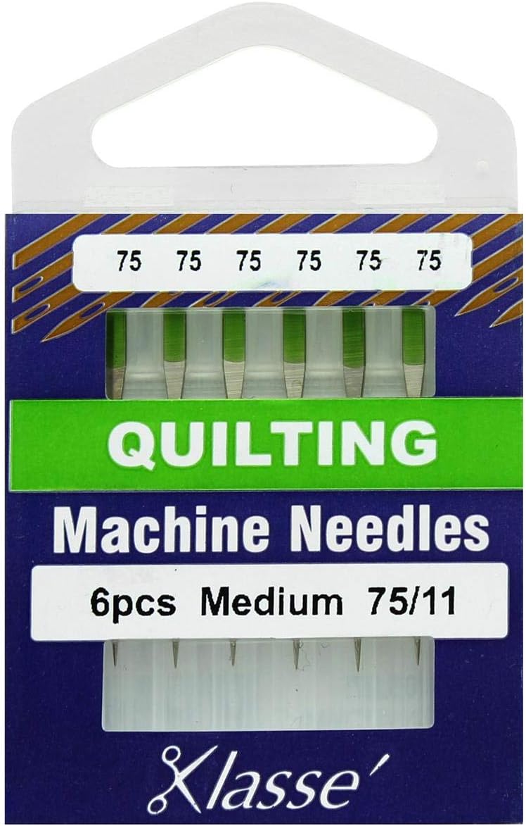 Klasse Machine Needle Quilting Size 75/11 6pc