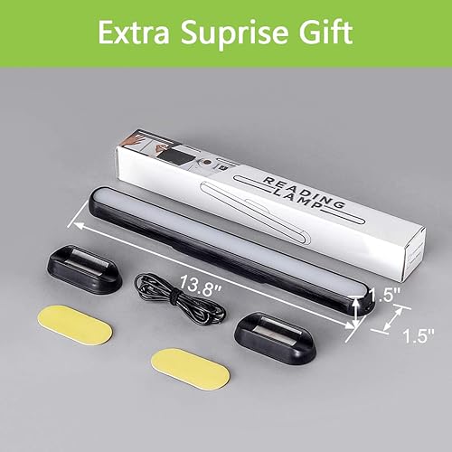 Miniatura 6 de Barra de luz táctil regulable, luces de lectura recargables montadas en la pared, lámpara de litera, cabecero, soporte magnético, inalámbrico,