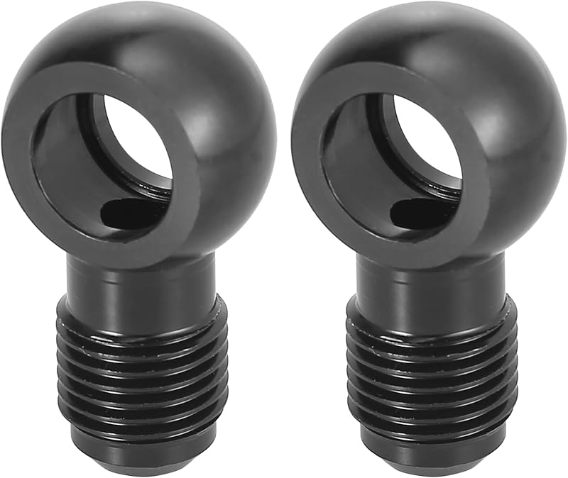 Adaptador Banjo de Combustível 12 mm X AUTOHAUX para Flare Macho 6AN com Rosca 9/16-18 – 2 unidades