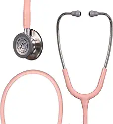 Estetoscópio 3M™ Littmann® Classic III™ 5910C Rosa Champanhe Cetim com Inox