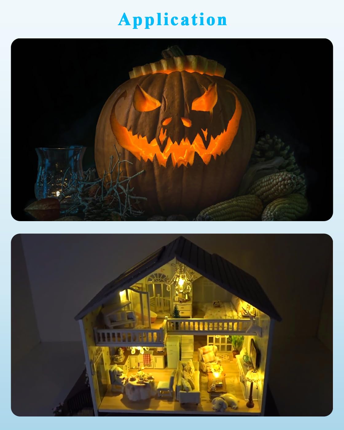 Piccola lampadina USB 1 Watt con cavo DC 5 V dimmerabile LED luce 1,6 m di lunghezza USB alimentato con filo flessibile per Halloween, fai da te, esperimenti, 1 confezione (bianco caldo)