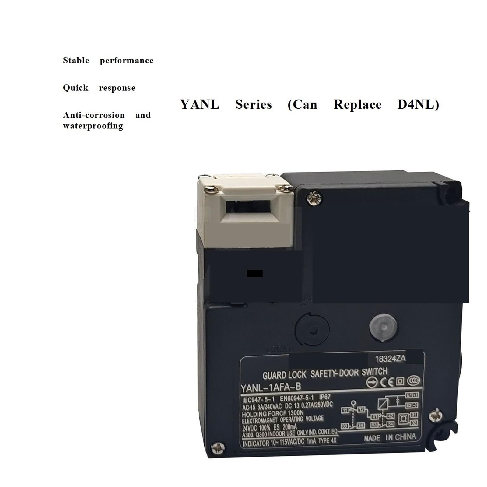 interruptor de puerta, Interruptor De Puerta Seguridad YANL-1AFA-BS 2AFA-BS 4AFA-BS para puertas de armarios(YANL-1AFA-BS)