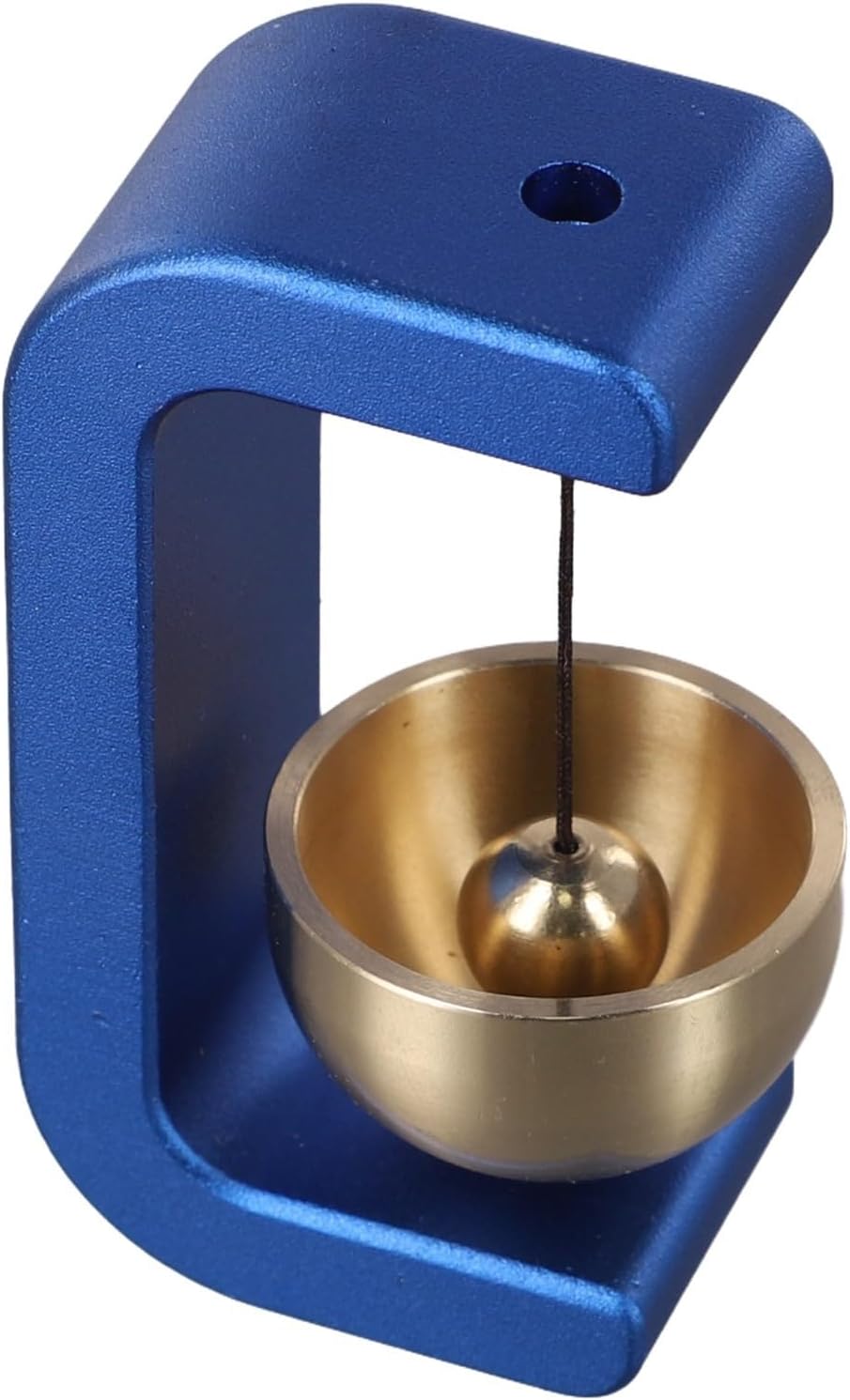 Wooden Wind Chime Doorbell with Magnetic, Ornament Home Garden Restaurant Entry, Install No Wiring Required, Orange(C)