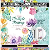The LANG Companies WSBL Multiple Blessings 2018 Plan-It Plus Academic Wall Calendar (18997009166)