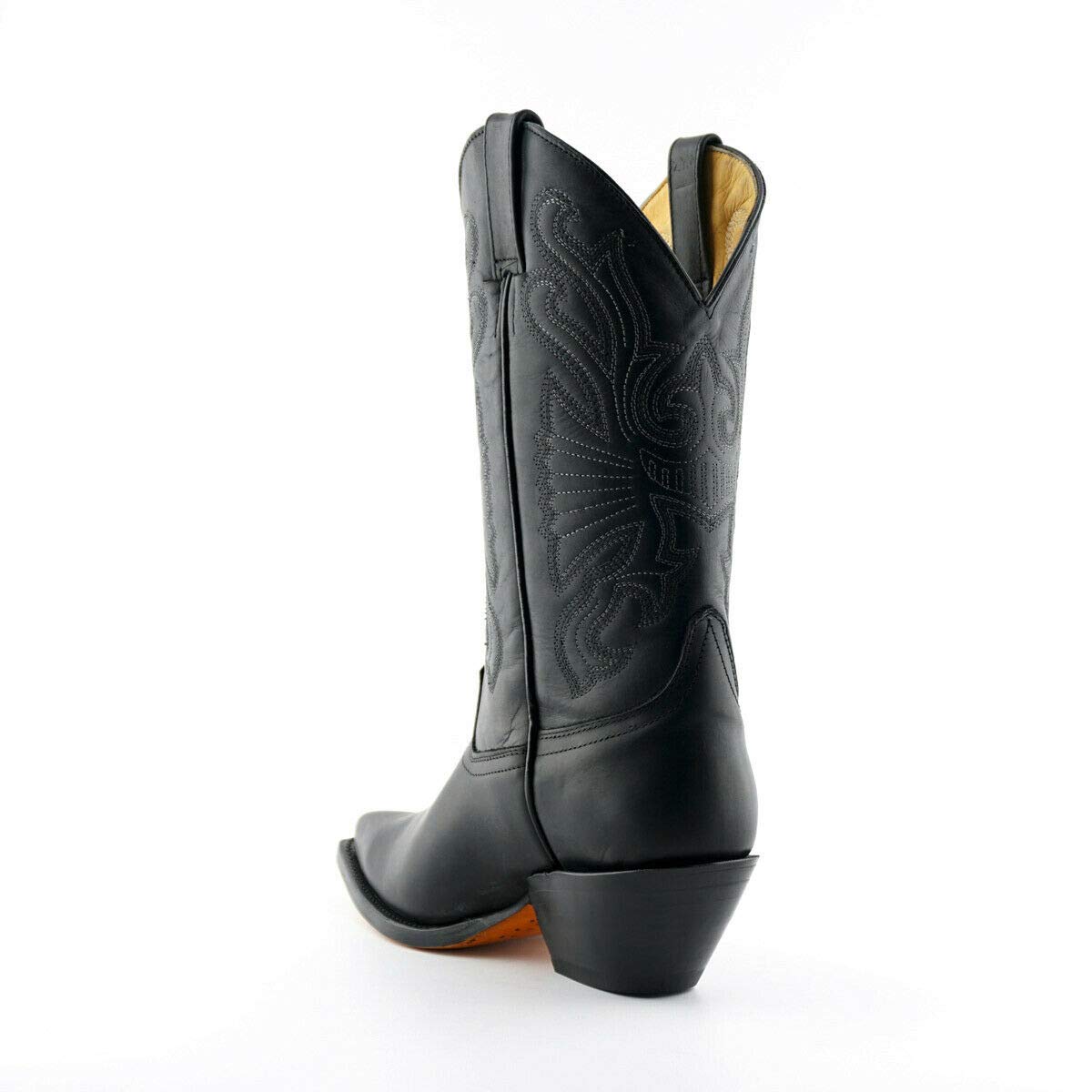 Mühlen Unisex Buffalo Leder Schlüpfen Western Cowboystiefel