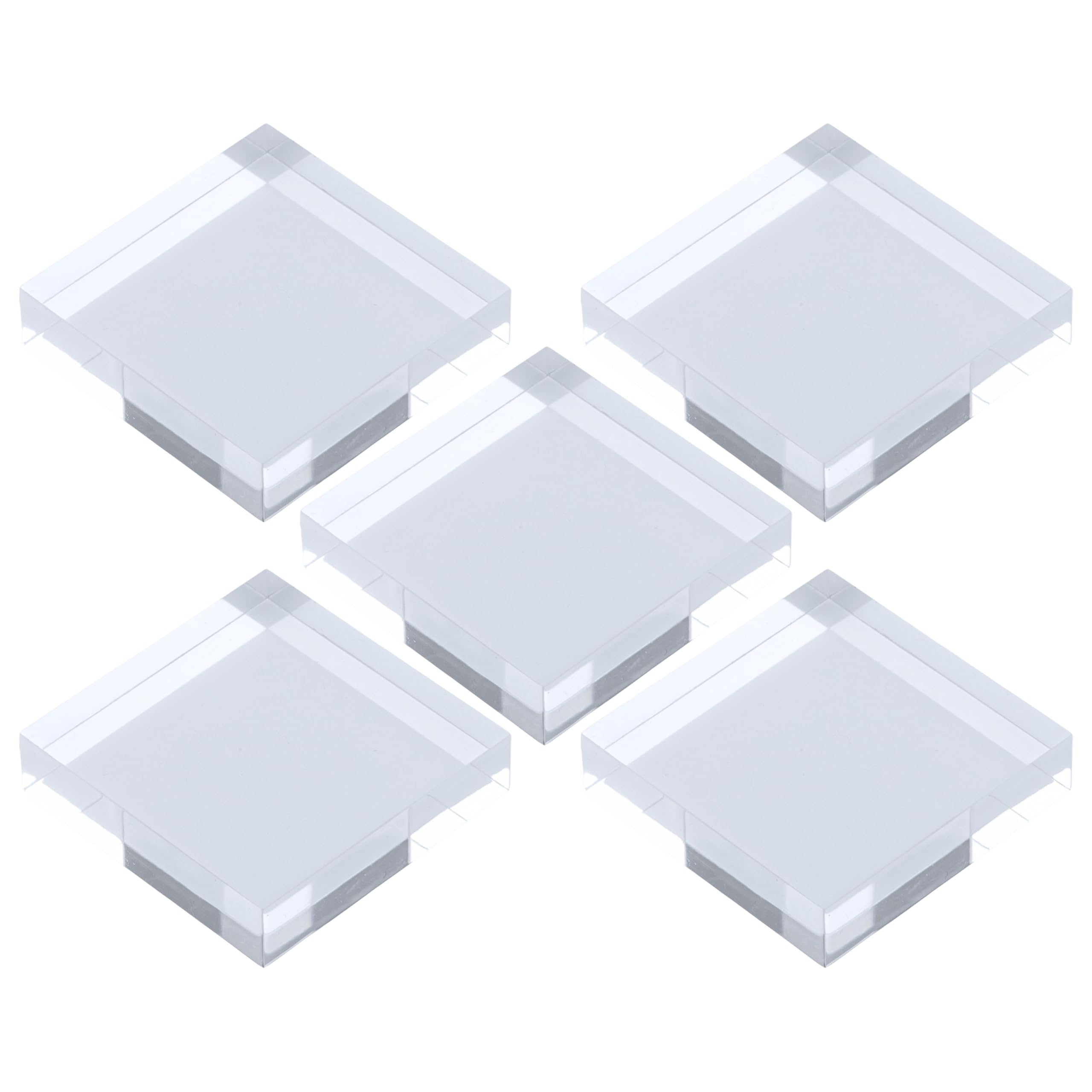 Amazon.co.jp: つくしサイエンス アクリルブロック 40×40×10mm 5