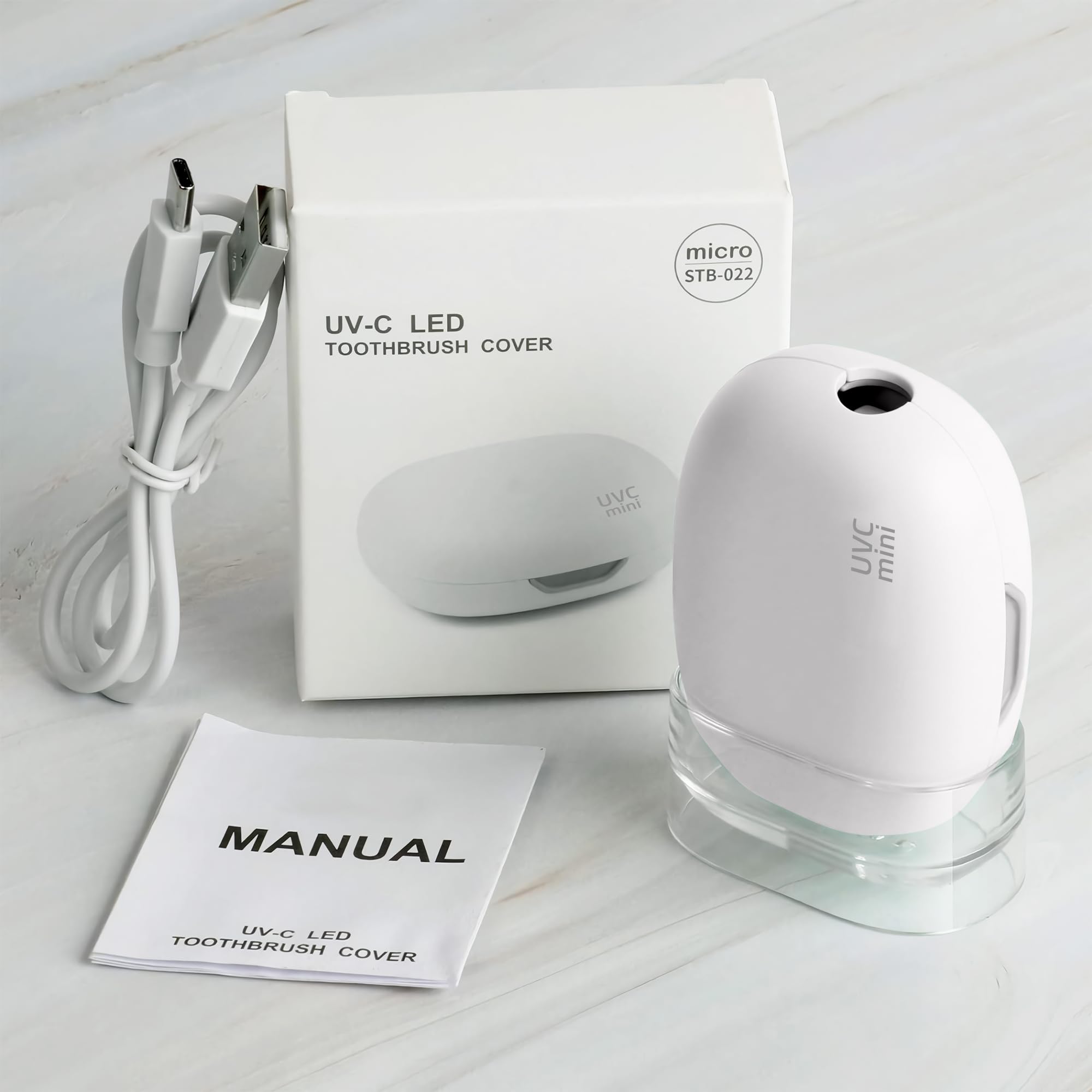 Portaspazzolino Sterilizzatore UV - USB, Compatto, Per Casa E Viaggi - Foto 6