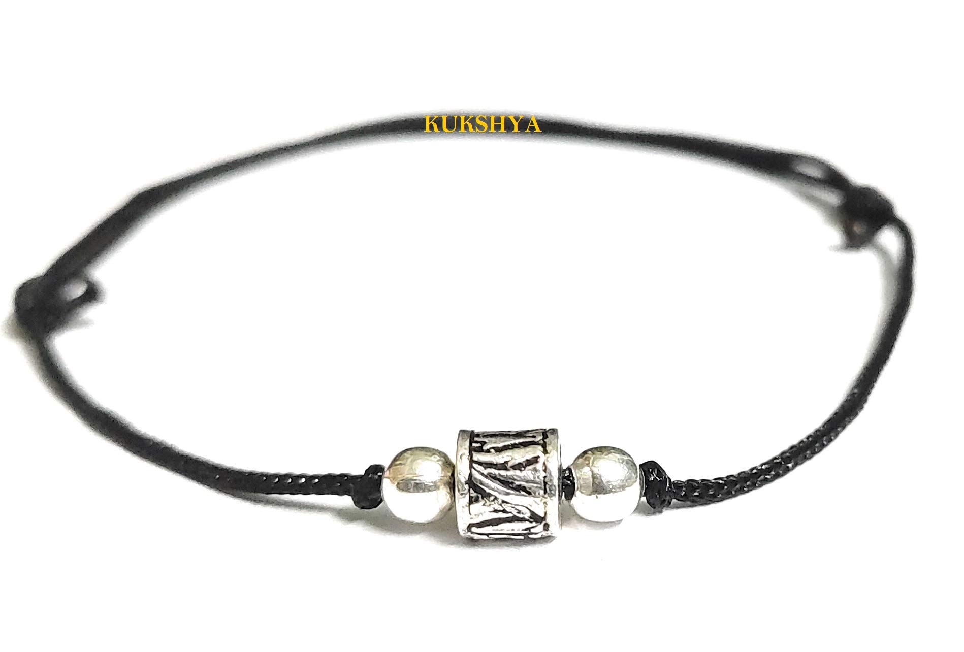 KUKSHYA JEWELLERS Exclusive 925 Sterling Silver Designer Black Thread Anklet For Women & Girls Adjustable 1 Piece(TP 021) (B08R5WK9XX) Amazon Price History, Amazon Price Tracker