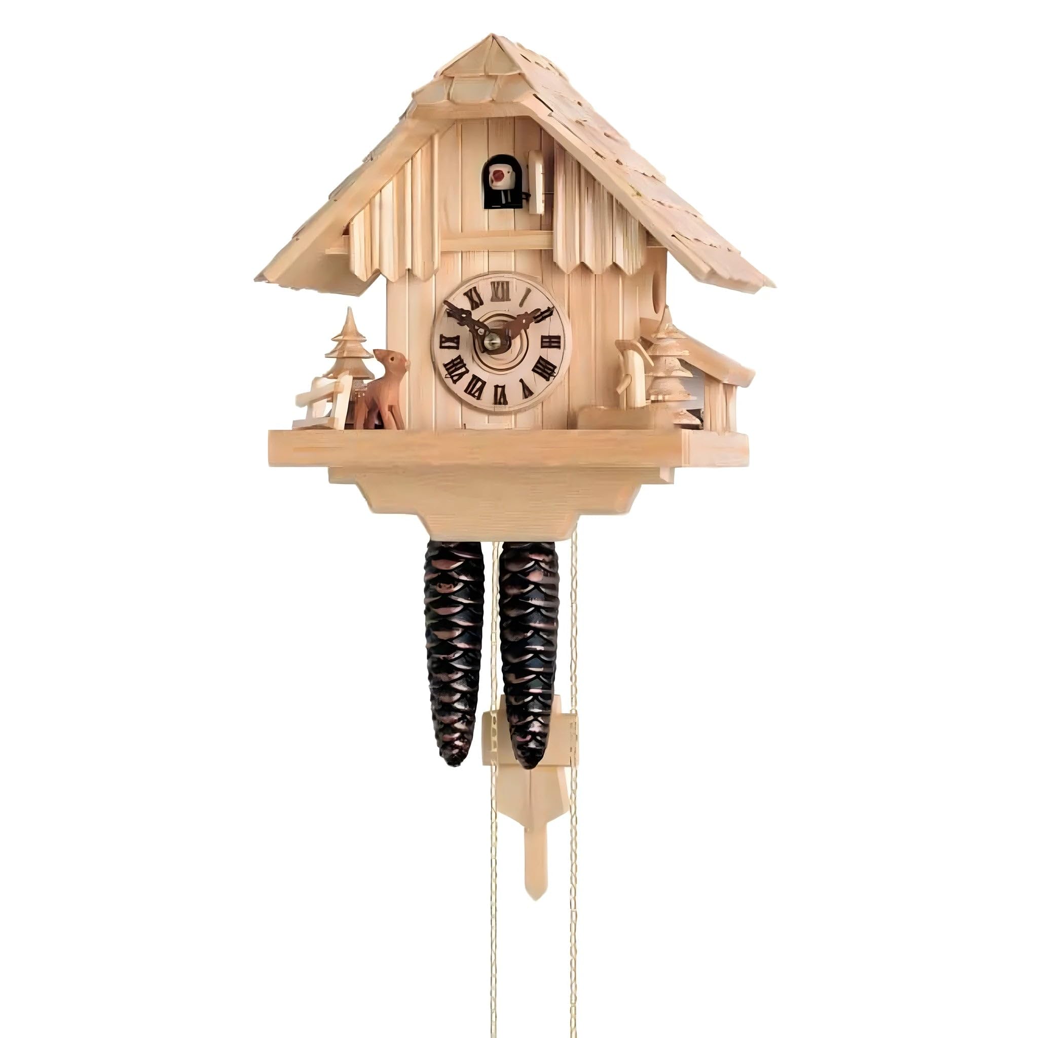 Dolfi Mechanical Cuckoo Clock | Hand-Painted Wood in Val Gardena | Religious Item