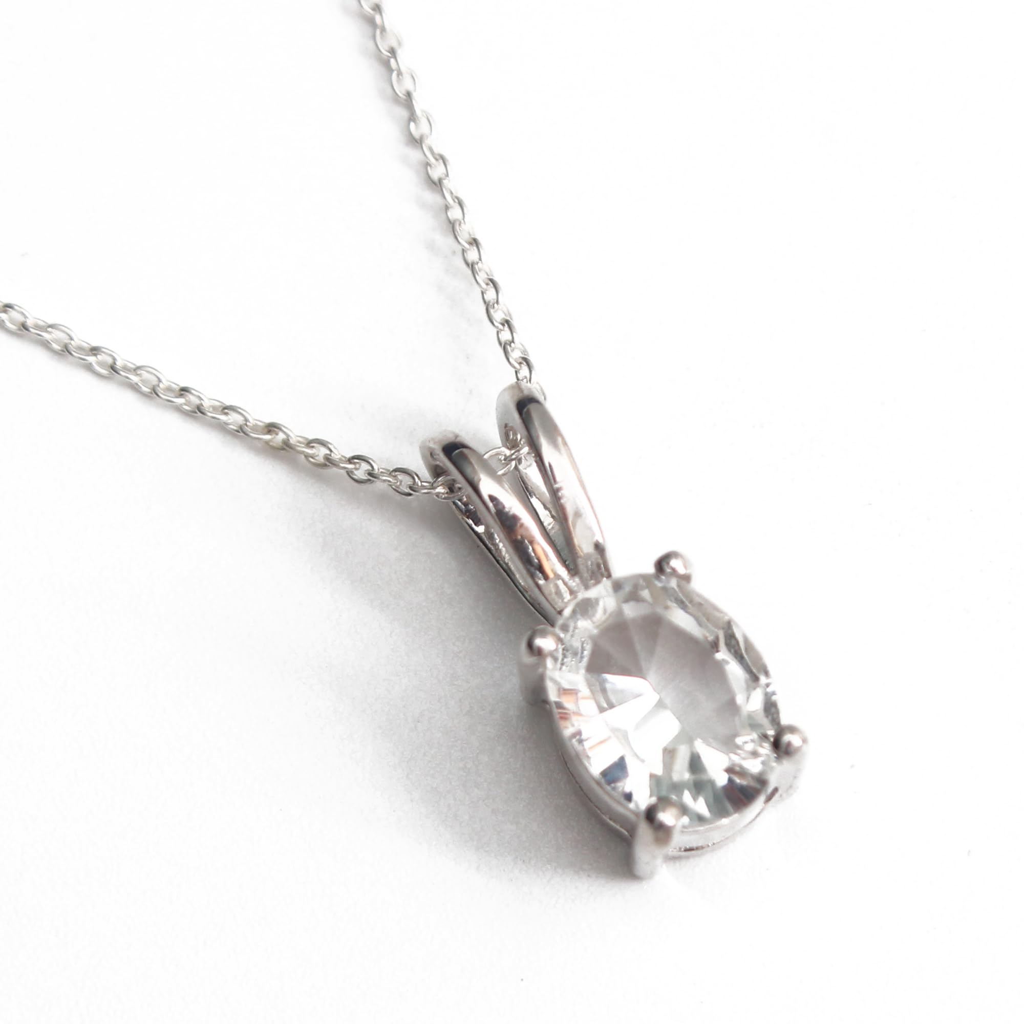 Hiflyer Jewels925 Sterling Silver Natural Petalite Oval Pendant With Chain 925 Stamp Jewelry | Gifts For Women And Girls