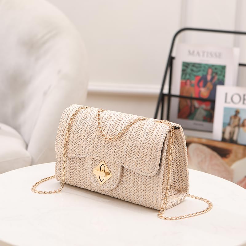 Summer Straw Crossbody Bags for Women Purses and Handbags Shoulder Woven Beach Bag4