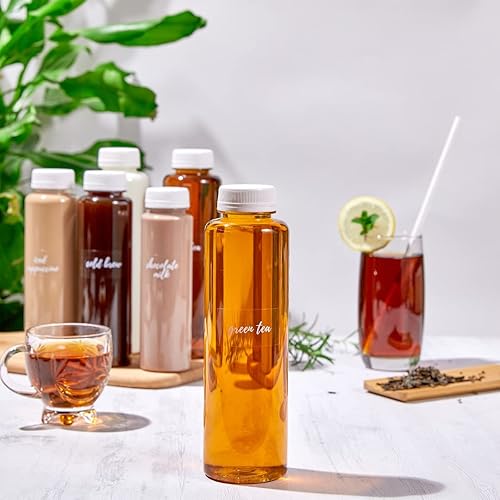 Miniatura 5 de Restaurantware Label Tek - Etiquetas para botellas de té verde de 1.9 x 1 pulgada, 100 etiquetas resistentes al agua para botellas, autoadhesivas,