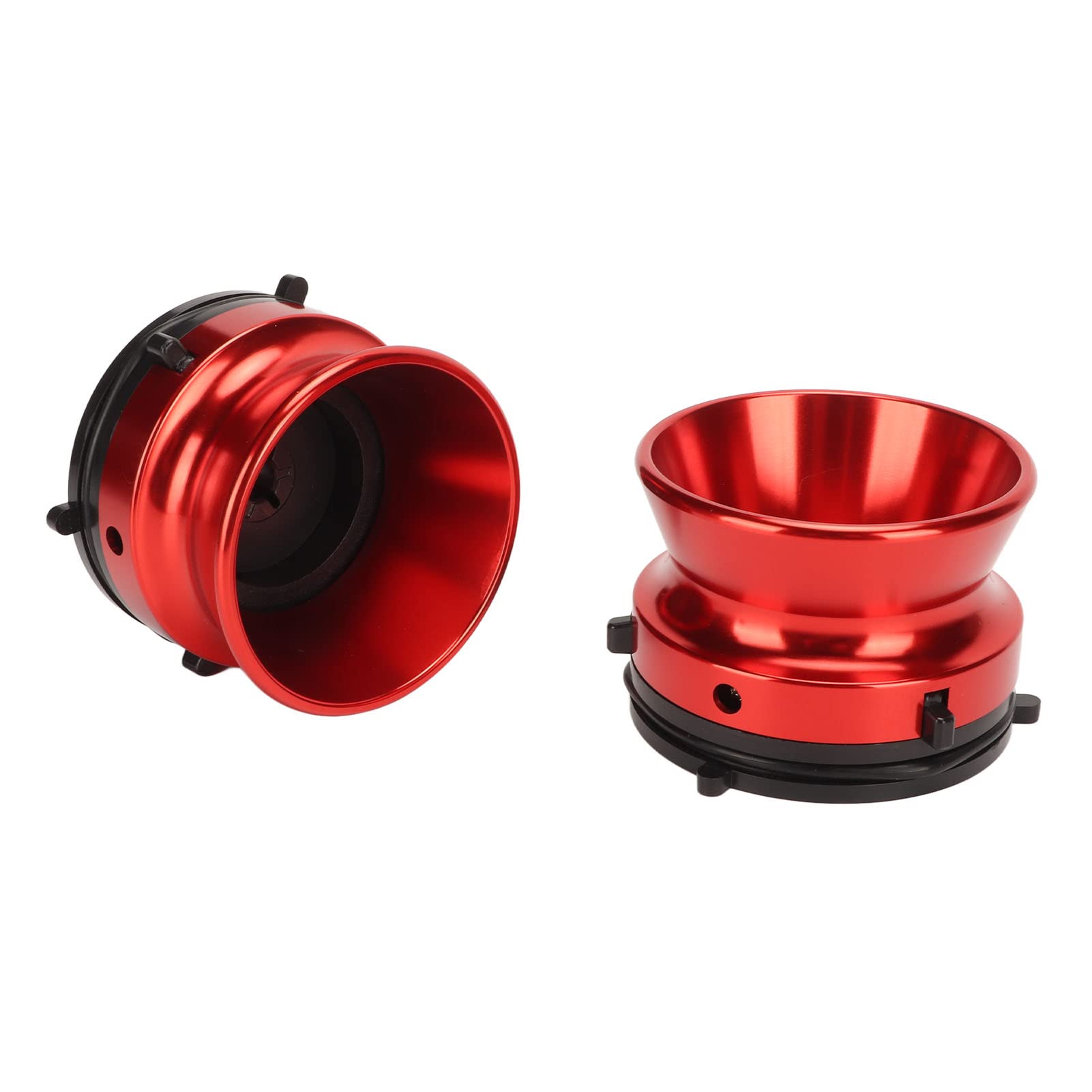 Denash NAB Hub Adapters, Loading Device Aluminum Alloy Lockable Strong Structure Red 1 Pair 10 Inch Opener for Reel to Reel Tape Recorder, Denashq42aigt8vy