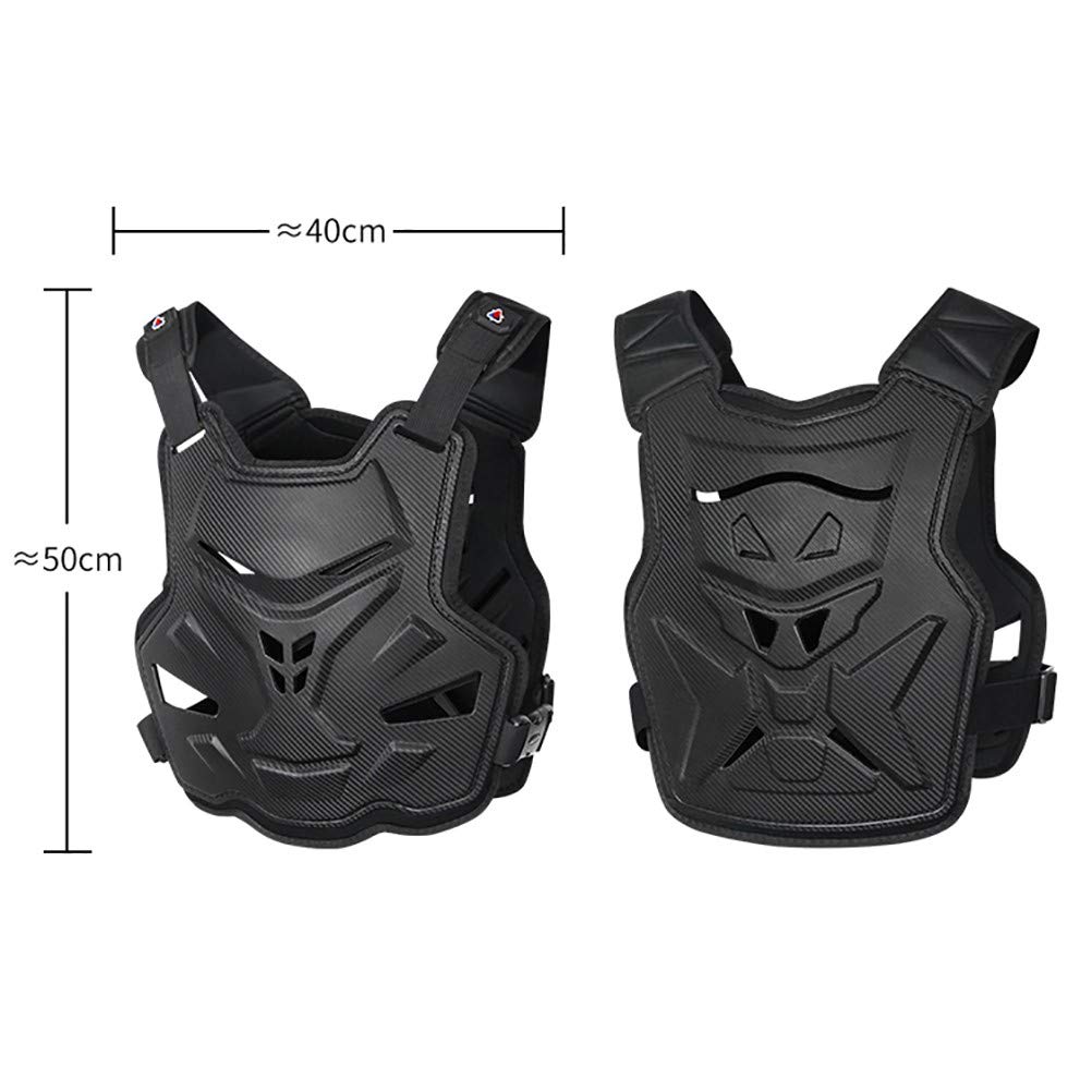 Gilet da Armatura Moto per Adulti Gilet di Protezione Sci Gilet da Motociclista Protettivo Anti-Caduta Traspirante Giacca Regolabile Gilet Blindati Motocross MTB Racing