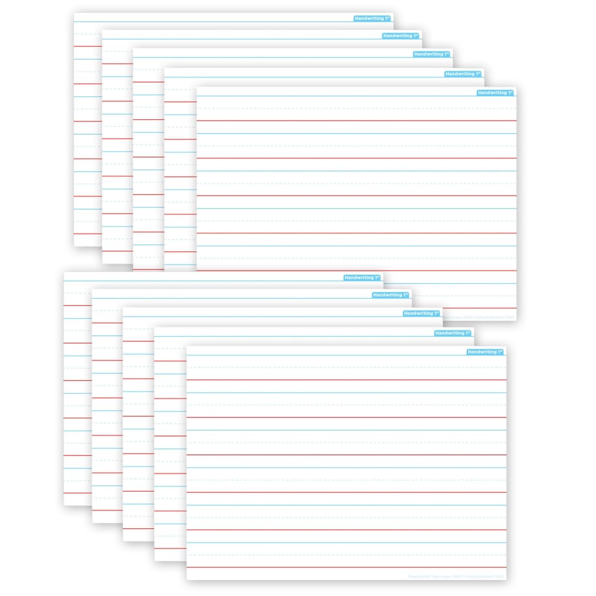 ASHLEY PRODUCTIONS ASH97001 1 in. Handwriting Smart Poly Poster Mat - Pack of 10