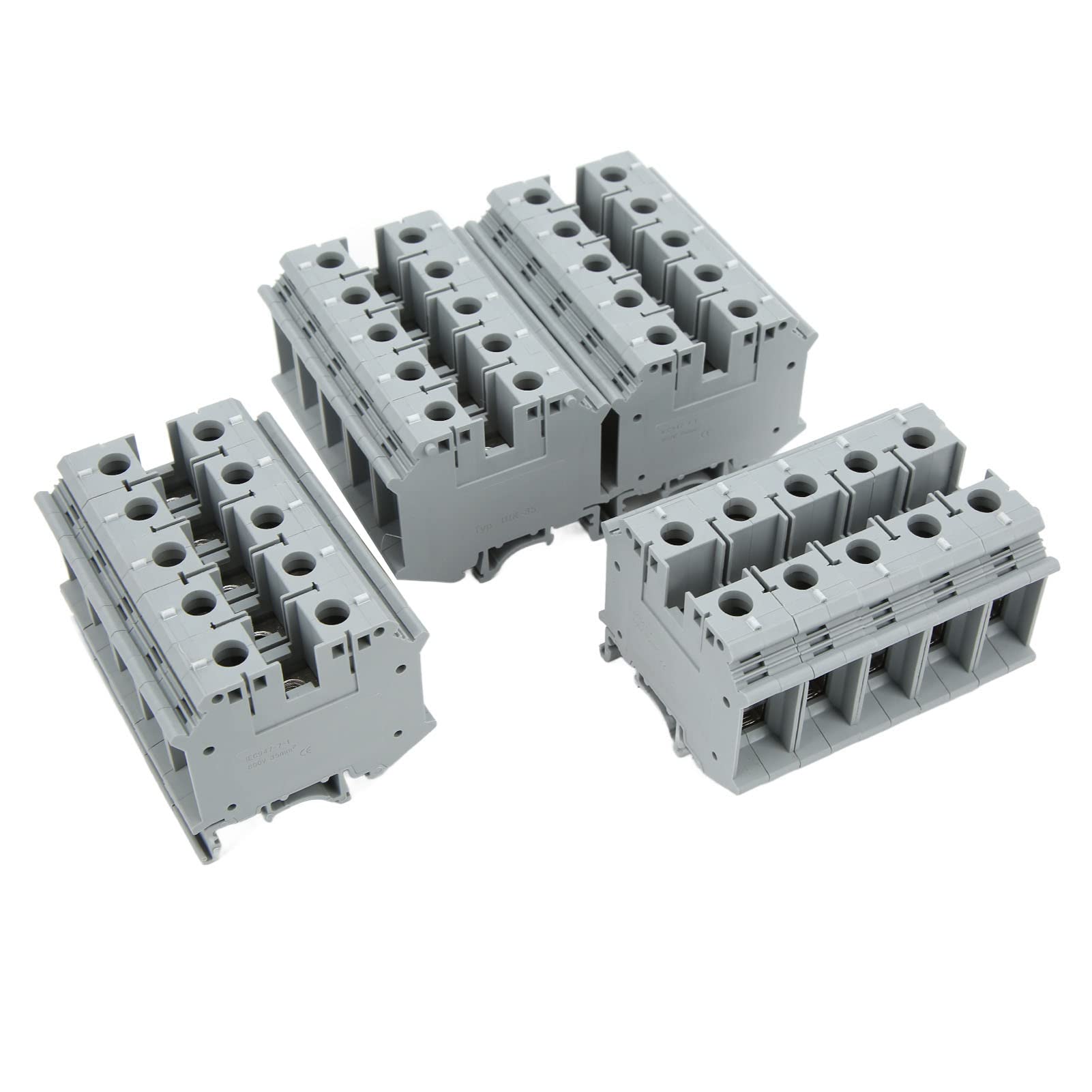 Fafeicy 20er-Pack 125A Klemmenblock, Einteilig aus Druckguss-Kupfer