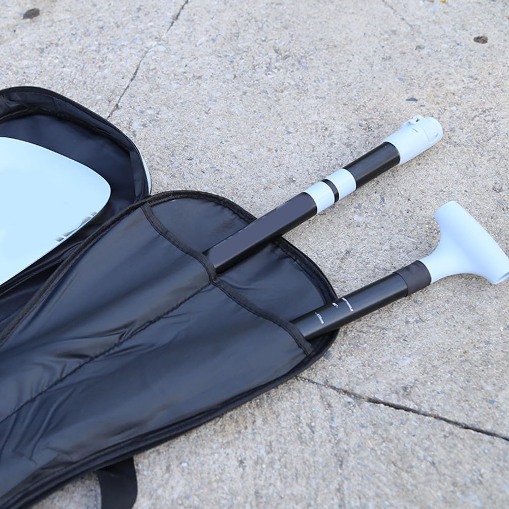 Borsa a tre stadi per kayak e tavola da surf, custodia in tessuto Oxford con tasche interne e tasche con cerniera, organizer leggero per pagaie in fibra di vetro e alluminio al carbonio