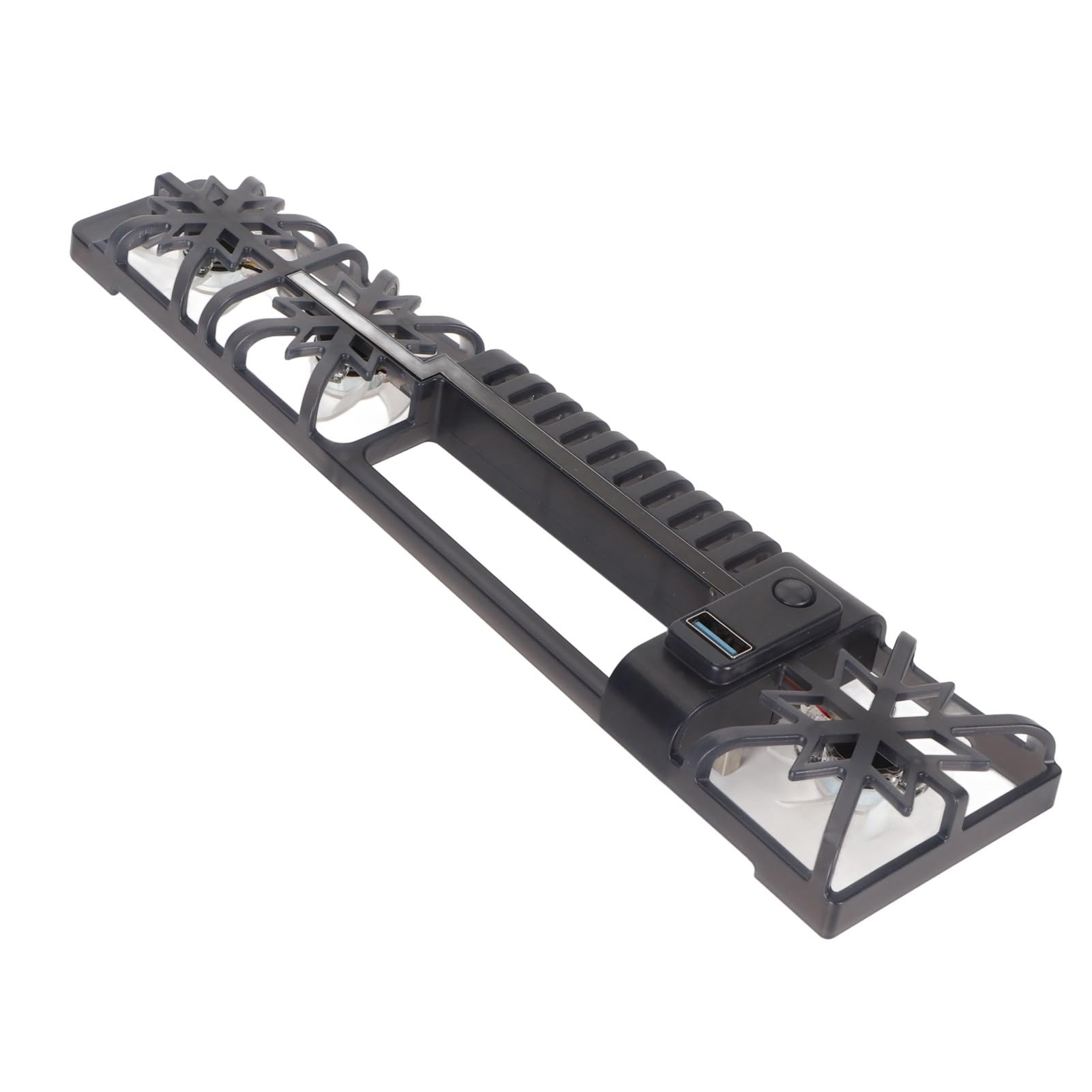 VBESTLIFE Ventola di Raffreddamento per PS5 Slim, di Raffreddamento Silenzioso con Luce LED, 3 Ventole Ad Alta velocità con Porta USB 3.0 per PS5 Slim Disc e Edizione Digitale