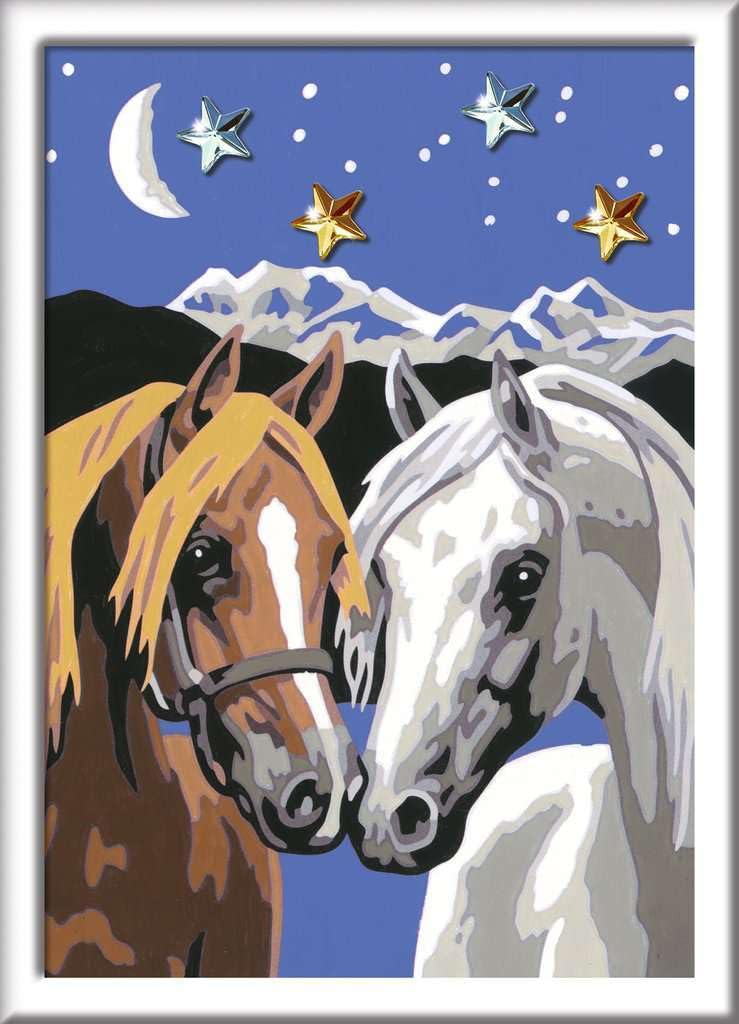 Ravensburger CreArt 28024 Painting by Numbers Horse for Children from 7 Years
