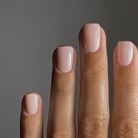 Vista 44 de 48 piezas de uñas postizas a presión color burdeos, uñas falsas en forma de almendra, pegamento para uñas, uñas de longitud media