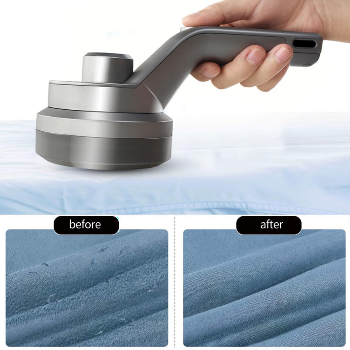 1pezzi Rasoio Per Tessuti Ricaricabile Rimuovi e Pelucchi Per Vestiti Per Maglioni Divani Tende e Coperte Sicuro e Resistente Per Uso Prolungato