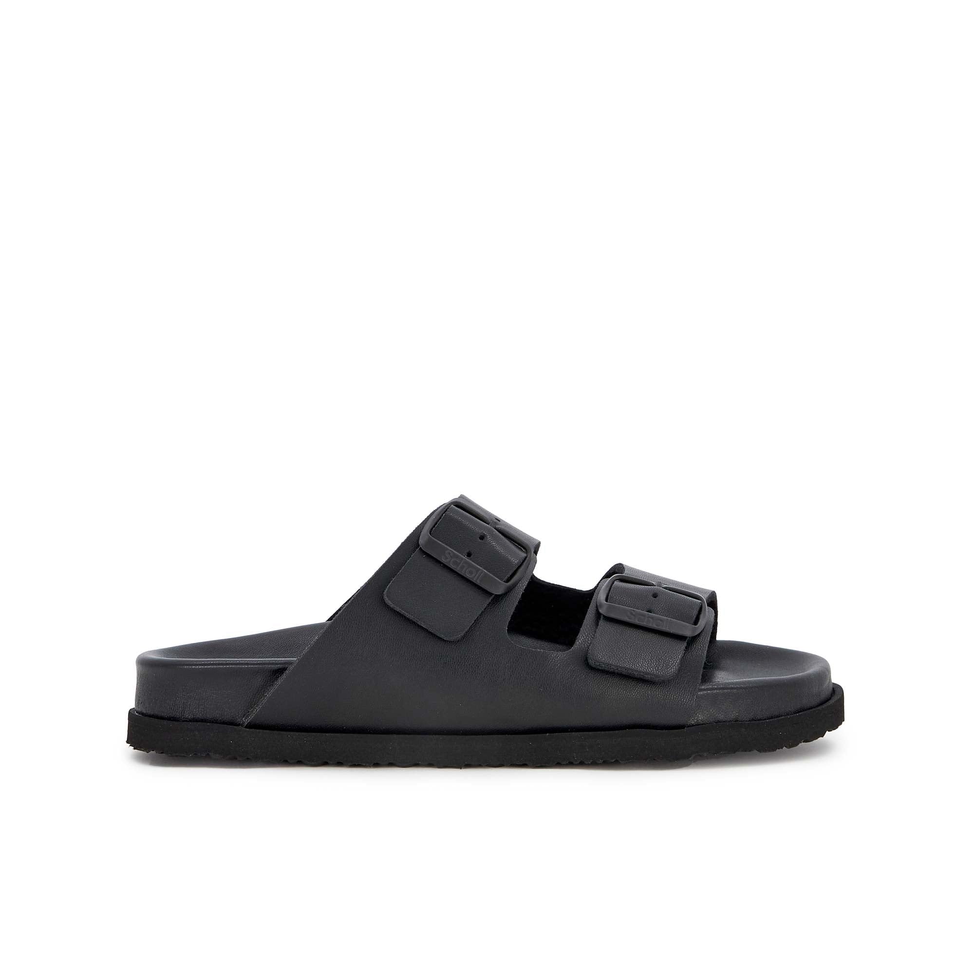 Scholl Women's Josephine Over Sandal, Black, 4 UK
