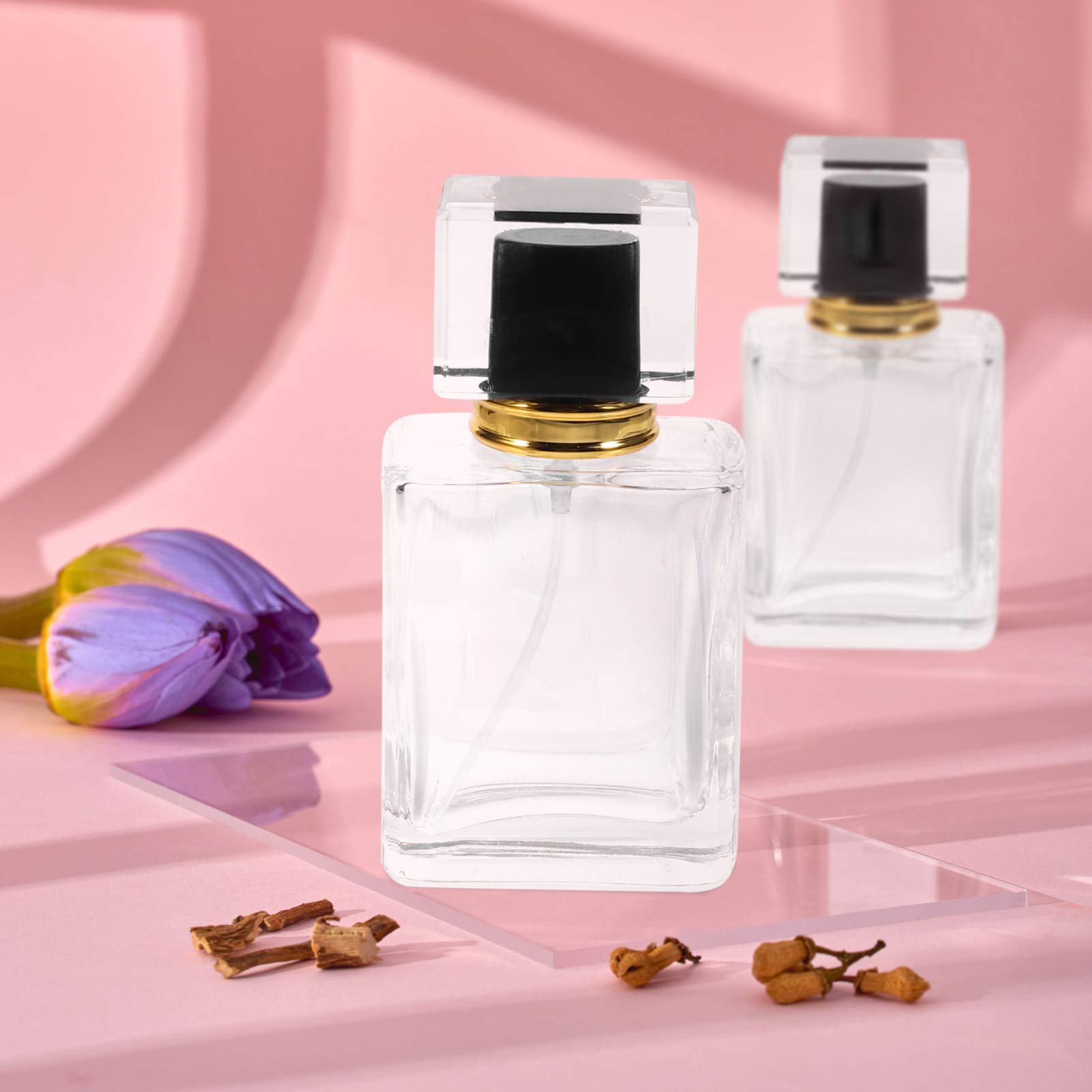 Amazon.co.jp: LALAFINA 香水 ボトル 香水瓶 エッセンシャルオイルの